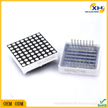 NEWSHINE FND Dip Series XH-12088 15088 3.75mm Pixel Pitch 3MM Dot Matrix LED Display 8*8